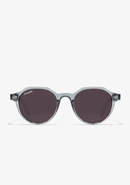 عینک آفتابی دی فرانکلین مدل D.franklin Ultra Light S Round Crystal Grey / Black