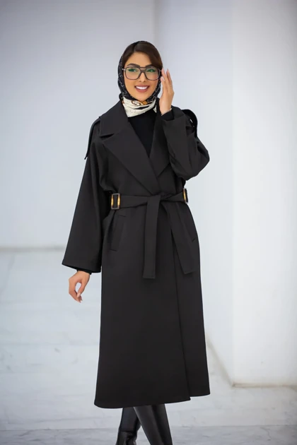 بارانی کجراه بغل چاک بلند