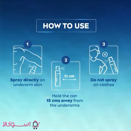 اسپری دئودورانت مردانه نیوآ مدل fresh ocean حجم 150 میل