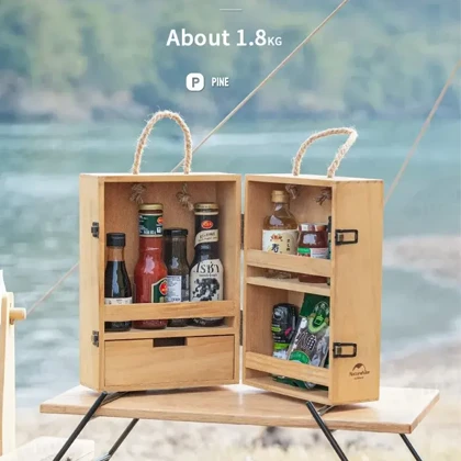 جا ادویه ای چوبی بزرگ NATUREHIKE