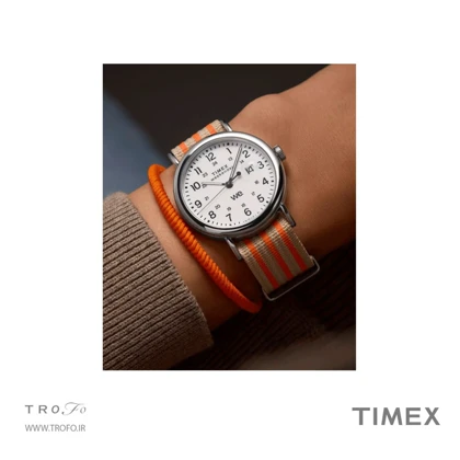 ساعت مچی عقربه ای زنانه و مردانه تایمکس (Timex) مدل TW2Y08900