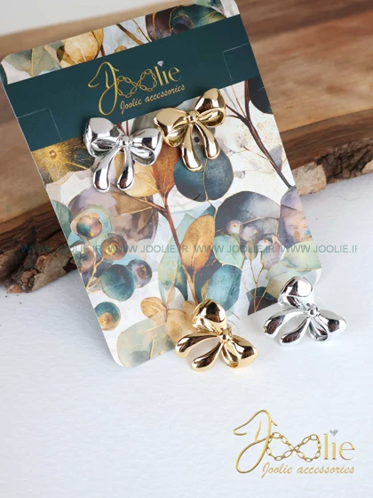 گوشواره زنانه طرح پاپیون کد E1218