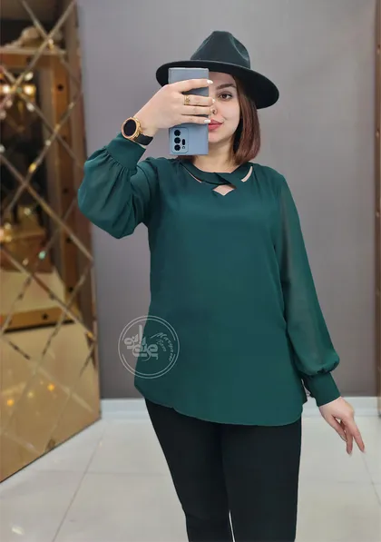 شومیز حریر ناربن