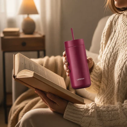 تراول ماگ لپرسو LePresso مدل LPCFFTQ0063MRN با درب سه حالته