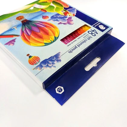 مداد رنگی 48 رنگ استدلر مدل Soft coloured pencils طرح بالن