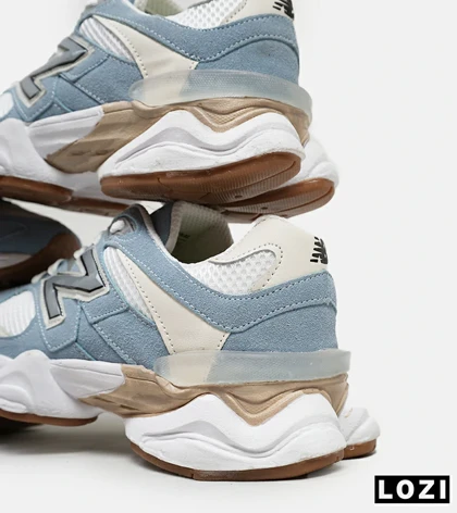 کفش کتانی مردانه آبی سفید NEW BALANCE 9060