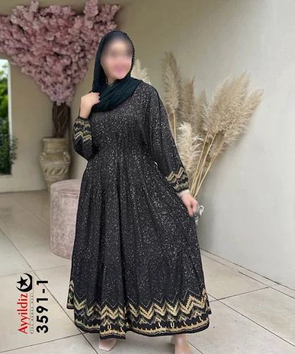 پیراهن مجلسی ترند زنانه سایز بزرگ کد 3591