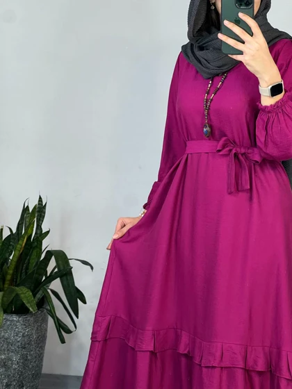 پیراهن مانتویی دل آرا 5