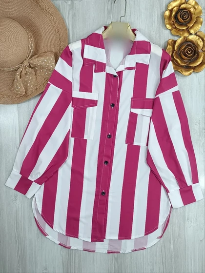 شومیز مانتویی مهگل کد 50507