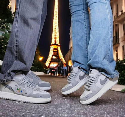 کتانی مردانه ودوو طوسی روشن