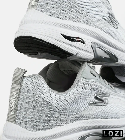 کفش کتانی طبی ورزشی طوسی SKECHERS archfit مدل 7435