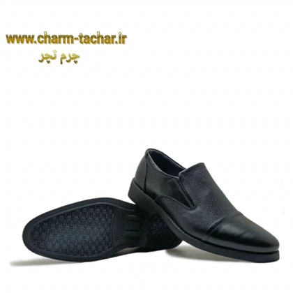 کفش رسمی مردانه چرم طبیعی مدل برت کد si973