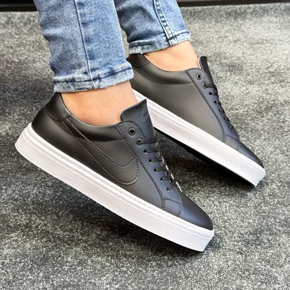 کفش کتانی اسپرت مردانه رنگ مشکی مدل نایک NIKE AIR FORCE کد 71185