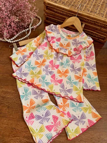 بلوز شلوار ریلی دخترانه