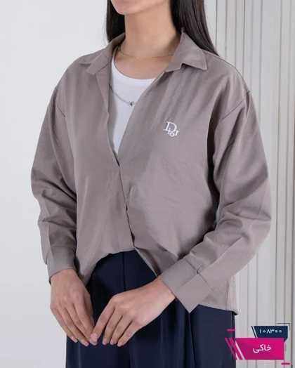 شومیز زنونه دو تیکه سیلک SADAF/DIOR