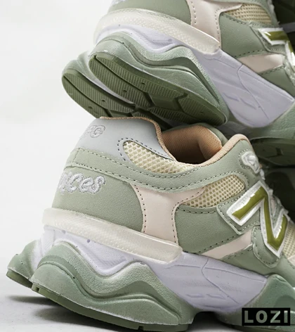 کفش کتانی زنانه سبز کرم NEW BALANCE 9060