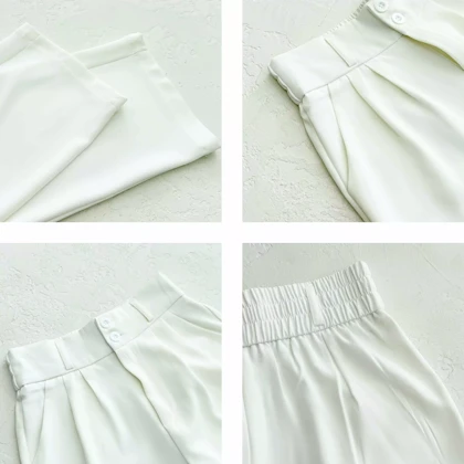 شلوار زنانه راسته پارچه ای