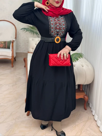 پیراهن نخی رامانا 3099