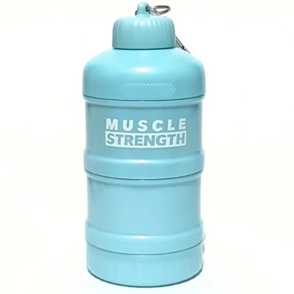 قیف پروتئین ورزشی مدل MUSCLE STRENGTH سه تیکه