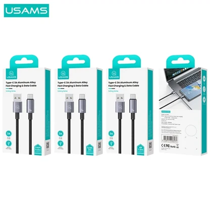 کابل تایپ سی یوسامز USAMS مدل SJ680 توان 18 وات 25 سانتی‌متر