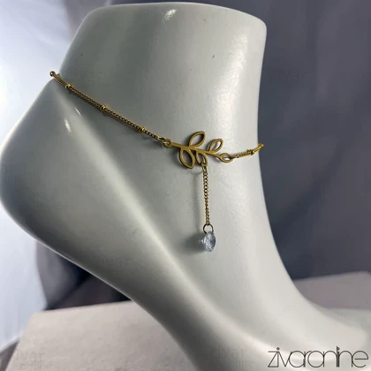 پابند طرح برگ نگین‌دار 60061