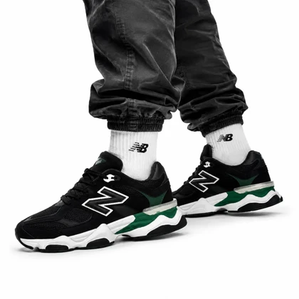 کفش کتانی مردانه مدل نیوبالانس 9060 مشکی سبز New Balance 9060