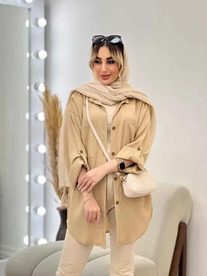 مانتو شومیزی دو جیب