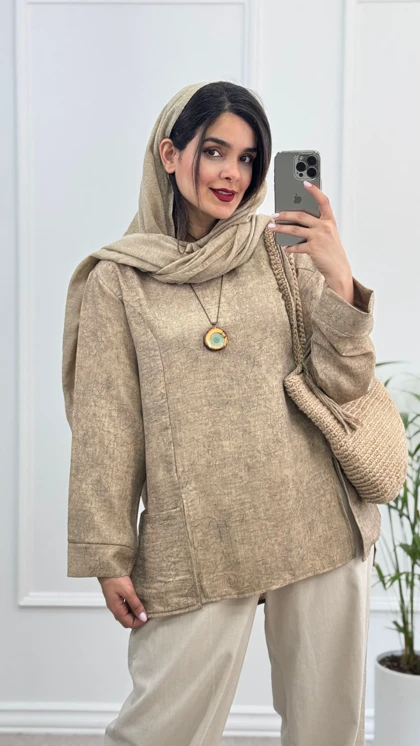 مانتو شومیزی روژین