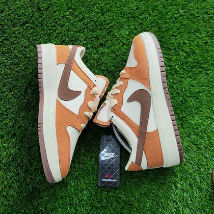 سایز 43- کفش کتانی نایک اس بی SB قهوه ای( زیره عطری)