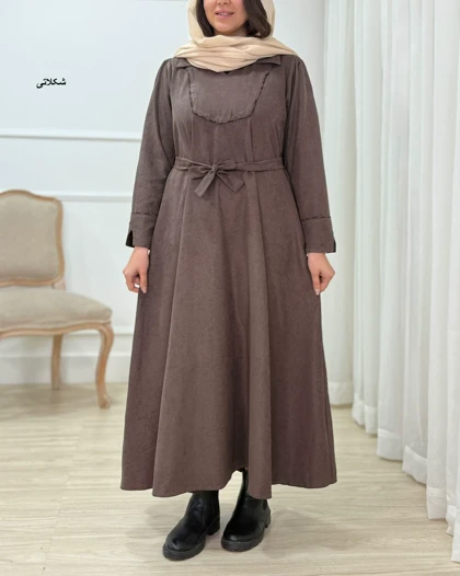 پیراهن مانتویی سیلک مهدیس کد محصول 1564