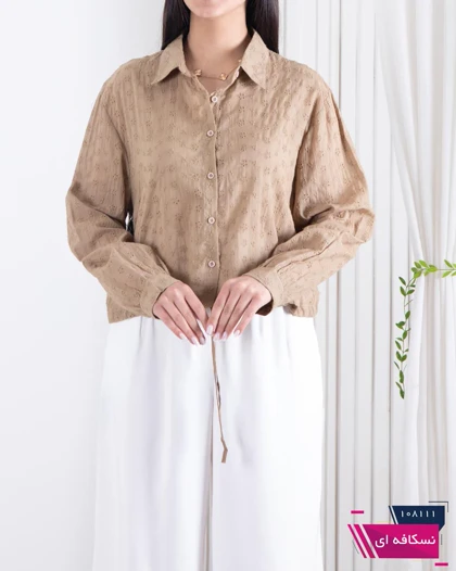 شومیز وارداتی پایین گت خامه دوزی WEIDU