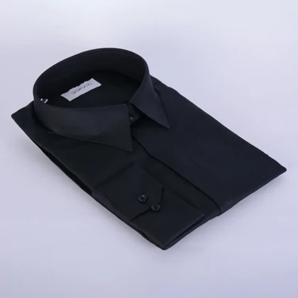 پیراهن رسمی مردانه فلورا مشکی