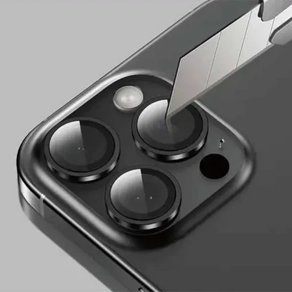 گلس محافظ لنز دوربین آیفون 16 پرو و آیفون 16 پرومکس گرین GNCMHDP16PM
