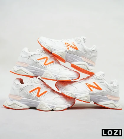 کفش کتانی زنانه سفید نارنجی NEW BALANCE 9060