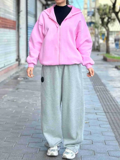 سویشرت کلاهدار ساده میلان