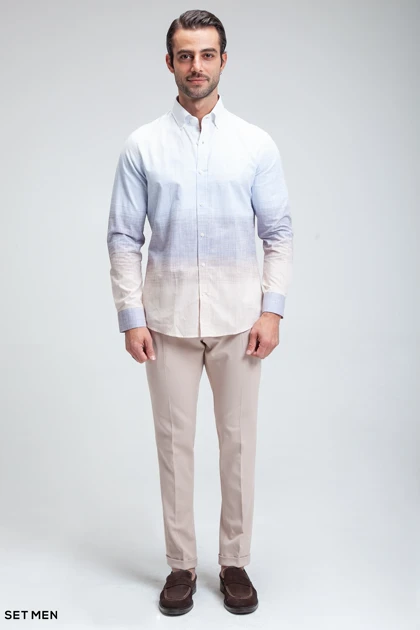 پیراهن مردانه لینن NATURAL TOUCH