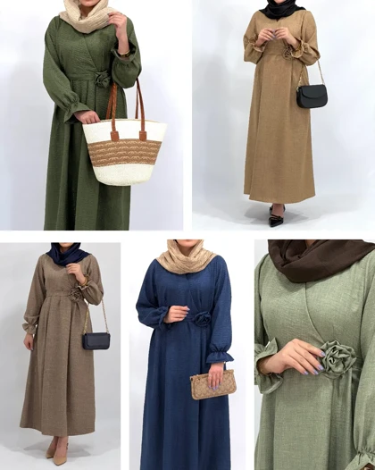 پیراهن بلند گل رز 1