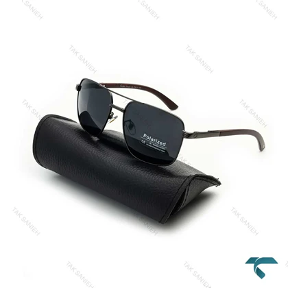 عینک کارتیه مردانه پولار بدنه قهوه ای Cartier-6433-G