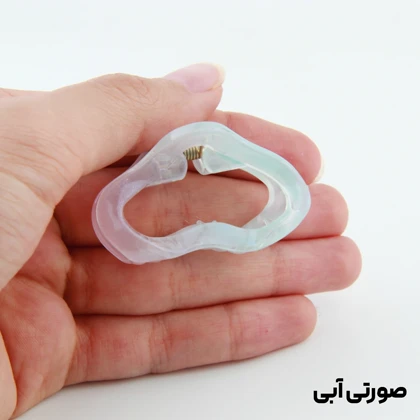 کلیپس دخترانه مدل منحنی کوچک دو رنگ