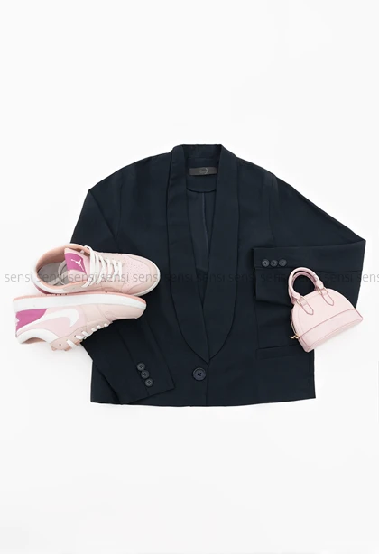 کت زنانه تک دکمه کوپرا کد1006242