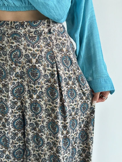 شلوار پارچه ای طرحدار
