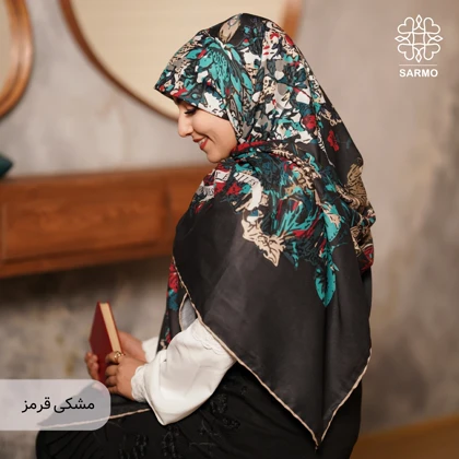 روسری نخ پنبه پروانه