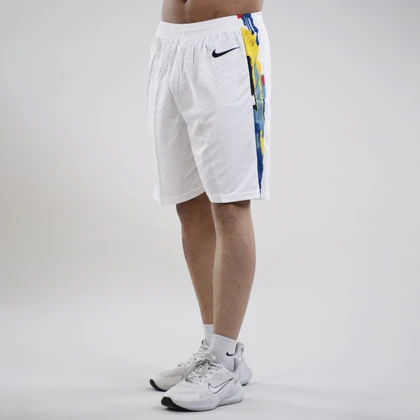 ست رکابی و شلوارک بسکتبالی بروکلین مدل Nike-DRI FIT-5B079 سفید