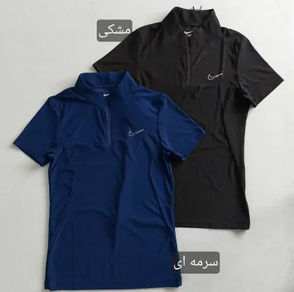 تیشرت یقه ایستاده نیم زیپ پرو فیت 36 38