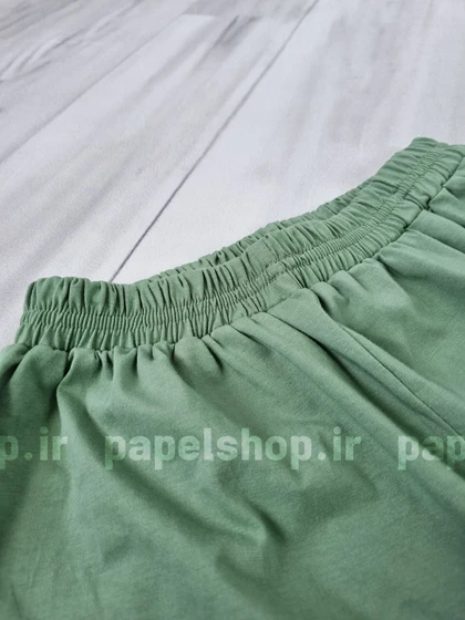ست لباس راحتی تاپ و شورتک طرح کاکتوس