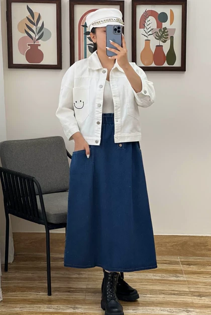 کت جین لبخند کد 3257