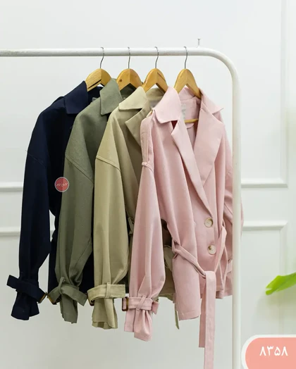 کت لینن چهاردکمه 8358