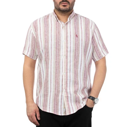 پیراهن آستین کوتاه کنفی مردانه تن کوک مدل 1211105