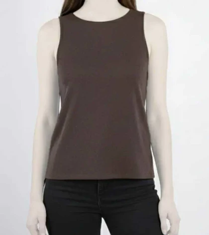 تاپ حلقه‌ای یقه گرد