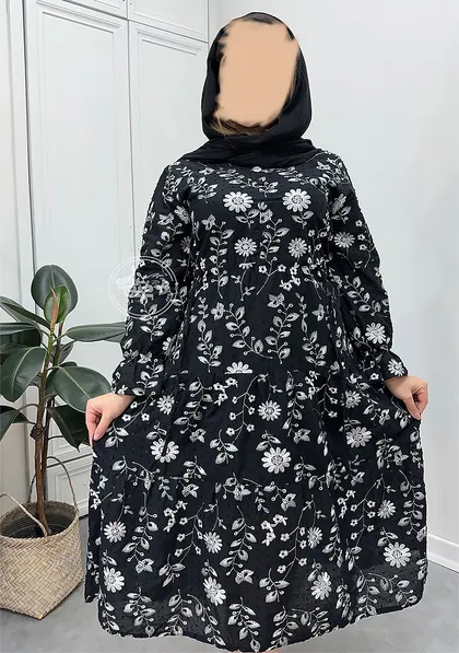 پیراهن خامه دوزی نیلا